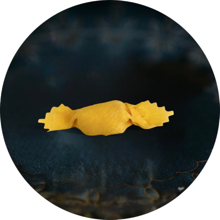 PROSECCO-FILLED VEAL CANDY