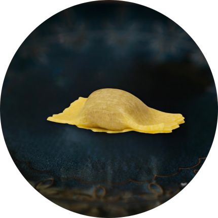 RAVIOLI STUFFED WITH SEA BASS