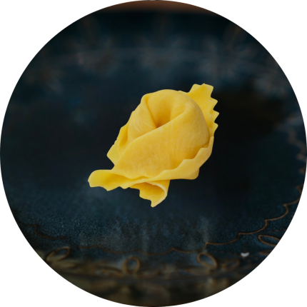 TORTELLI RECHEADO COM COGUMELOS PORCINI